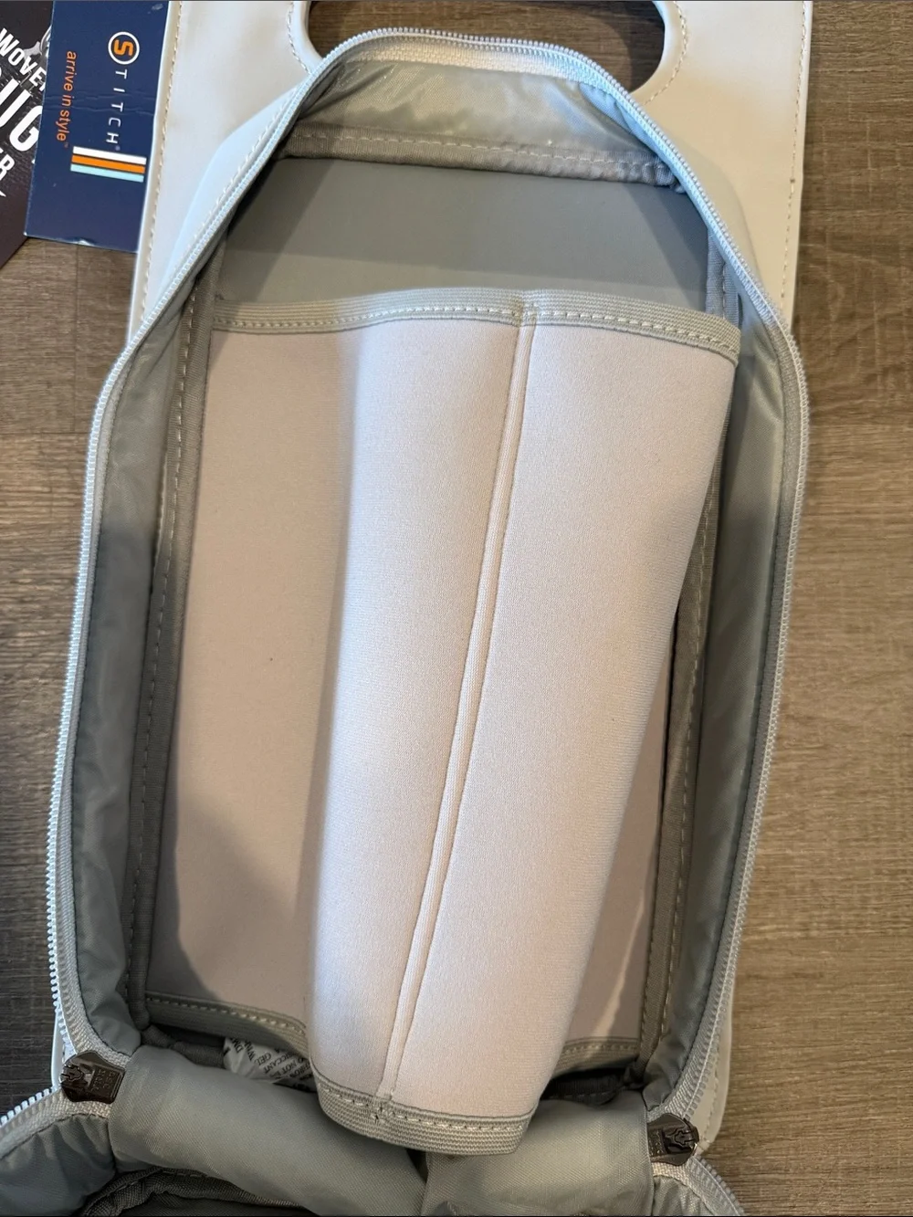STITCH Golf Wine Tote - Gray - NWT (New With Tags)